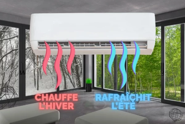 CHAUFFE L'HIVER RAFRAICHIT L'ETE la climatisation réversible pompe à chaleur air air
